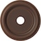 Ekena Millwork Traditional PVC Medallion (Canopies up to 11 1/2"), 19"OD x 3 1/2"ID x 1 1/2"P, Metallic Rust CMP19TRDRU - alternate 1